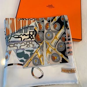 Hermès 100% Silk Scarve.